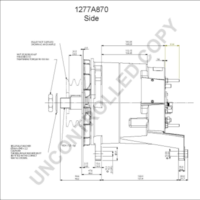 Prestolite Electric Alternator/Dynamo 1277A870