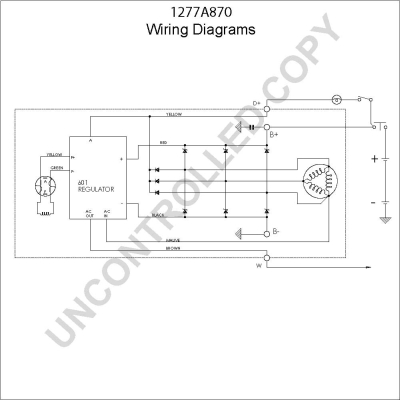 Prestolite Electric Alternator/Dynamo 1277A870