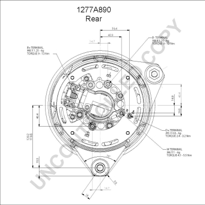 Prestolite Electric Alternator/Dynamo 1277A890