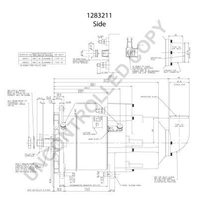 Prestolite Electric Alternator/Dynamo 1283211