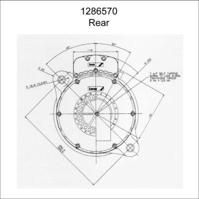 Prestolite Electric Alternator/Dynamo 1286570