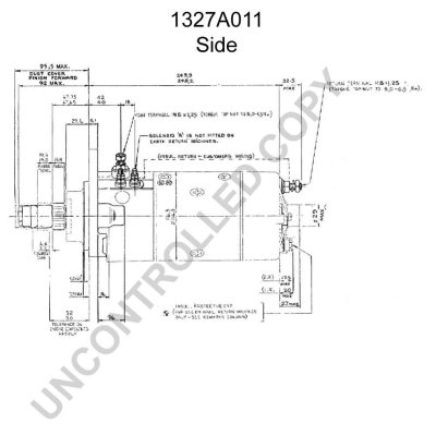 Prestolite Electric Starter 1327A011