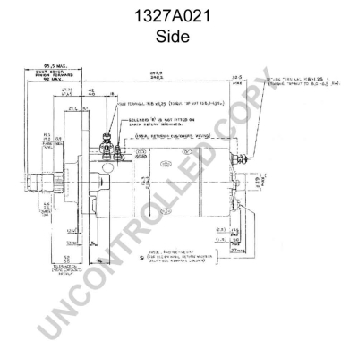 Prestolite Electric Starter 1327A021