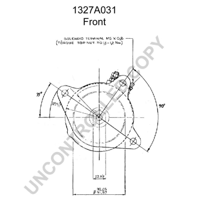 Prestolite Electric Starter 1327A031