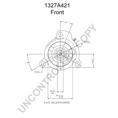 Prestolite Electric Starter 1327A421