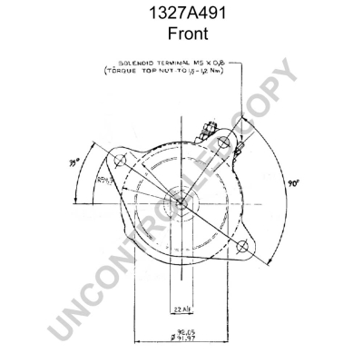 Prestolite Electric Starter 1327A491