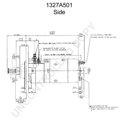 Prestolite Electric Starter 1327A501