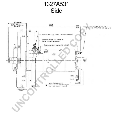 Prestolite Electric Starter 1327A531