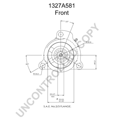 Prestolite Electric Starter 1327A581