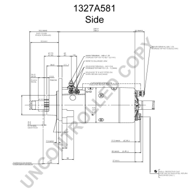 Prestolite Electric Starter 1327A581