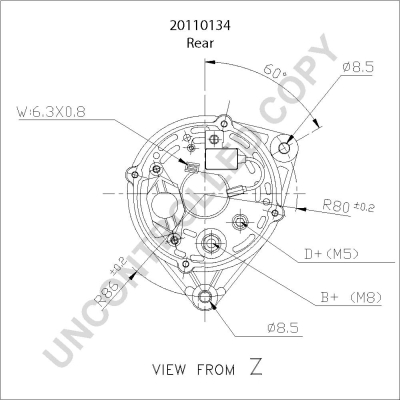 Prestolite Electric Alternator/Dynamo 20110134