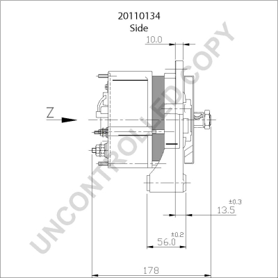 Prestolite Electric Alternator/Dynamo 20110134