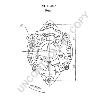 Prestolite Electric Alternator/Dynamo 20110487