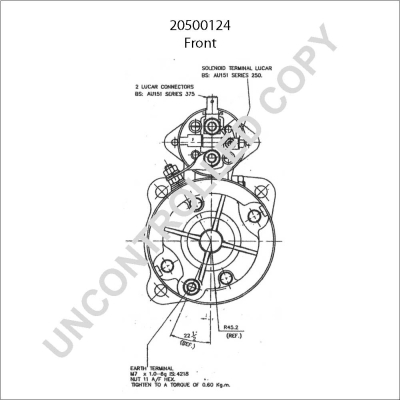 Prestolite Electric Starter 20500124