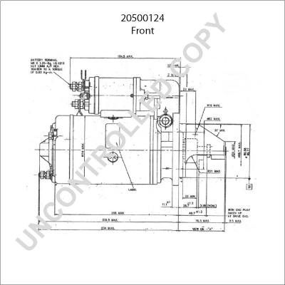 Prestolite Electric Starter 20500124