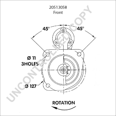 Prestolite Electric Starter 20513058
