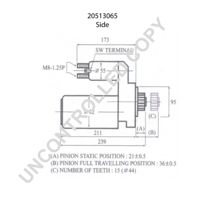 Prestolite Electric Starter 20513065