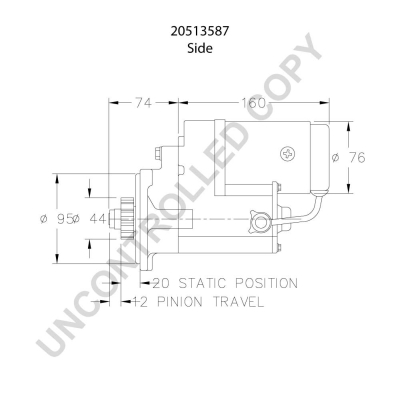 Prestolite Electric Starter 20513587