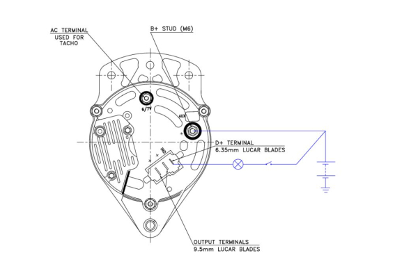 Prestolite Electric Alternator/Dynamo 66021126