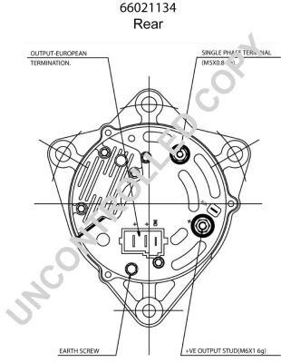 Prestolite Electric Alternator/Dynamo 66021134