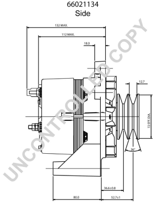 Prestolite Electric Alternator/Dynamo 66021134