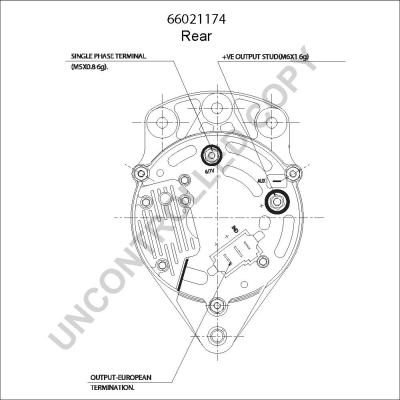 Prestolite Electric Alternator/Dynamo 66021174