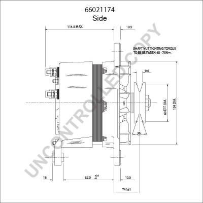 Prestolite Electric Alternator/Dynamo 66021174