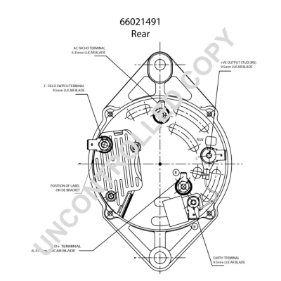 Prestolite Electric Alternator/Dynamo 66021491