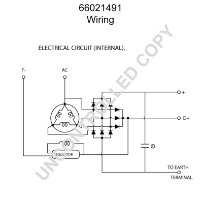 Prestolite Electric Alternator/Dynamo 66021491