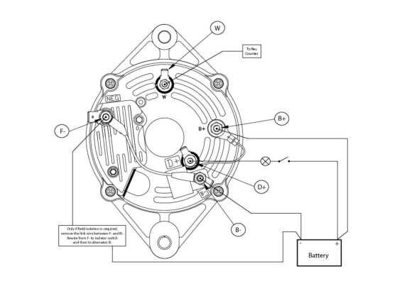 Prestolite Electric Alternator/Dynamo 66021507