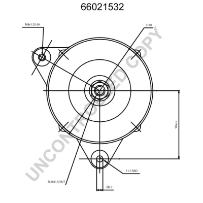 Prestolite Electric Alternator/Dynamo 66021532