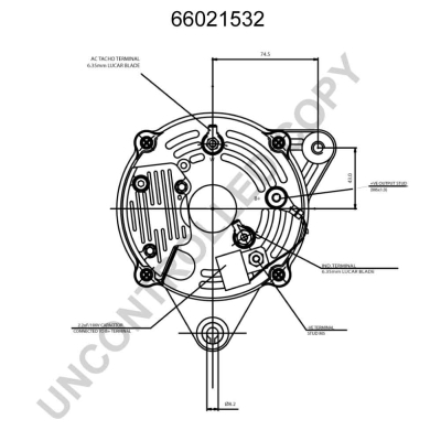 Prestolite Electric Alternator/Dynamo 66021532