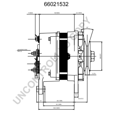 Prestolite Electric Alternator/Dynamo 66021532