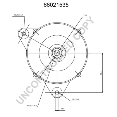 Prestolite Electric Alternator/Dynamo 66021535