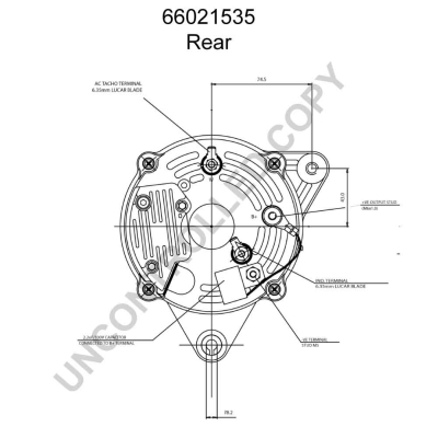 Prestolite Electric Alternator/Dynamo 66021535