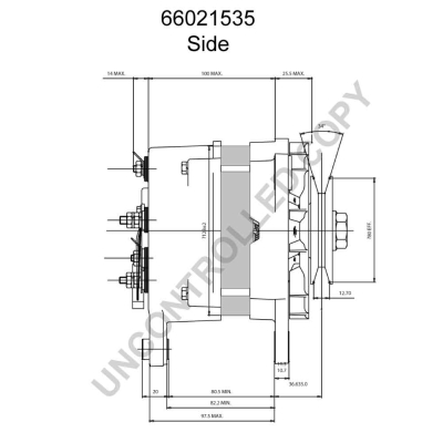 Prestolite Electric Alternator/Dynamo 66021535