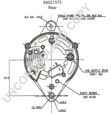 Prestolite Electric Alternator/Dynamo 66021575