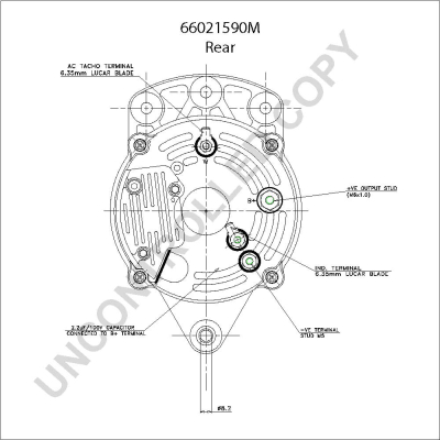 Prestolite Electric Alternator/Dynamo 66021590M