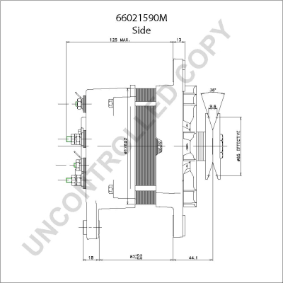 Prestolite Electric Alternator/Dynamo 66021590M