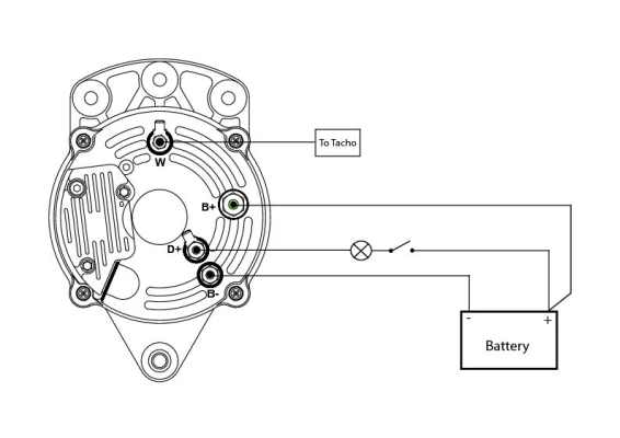 Prestolite Electric Alternator/Dynamo 66021590M