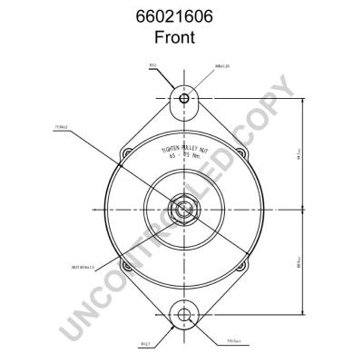 Prestolite Electric Alternator/Dynamo 66021606