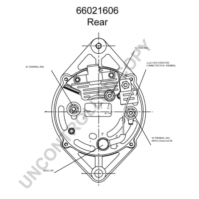 Prestolite Electric Alternator/Dynamo 66021606