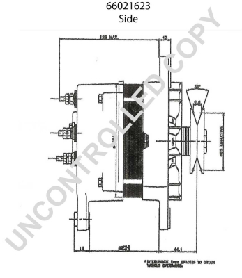 Prestolite Electric Alternator/Dynamo 66021623