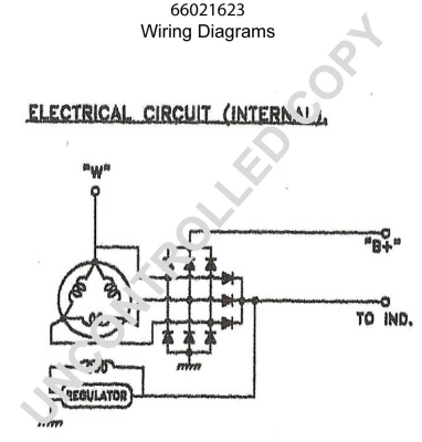 Prestolite Electric Alternator/Dynamo 66021623