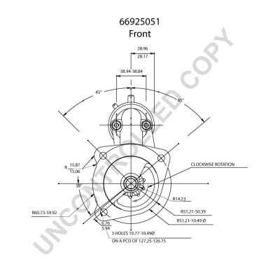 Prestolite Electric Starter 66925051