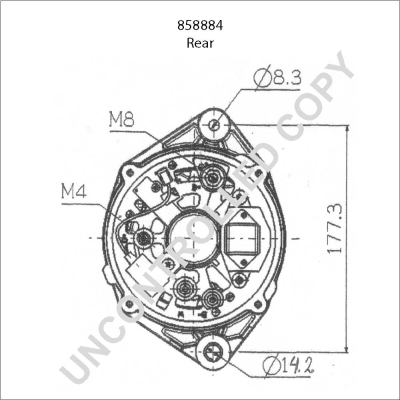 Prestolite Electric Alternator/Dynamo 858884