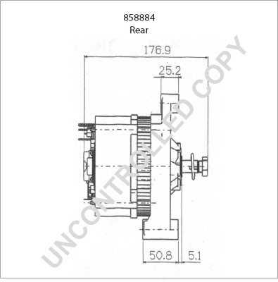 Prestolite Electric Alternator/Dynamo 858884