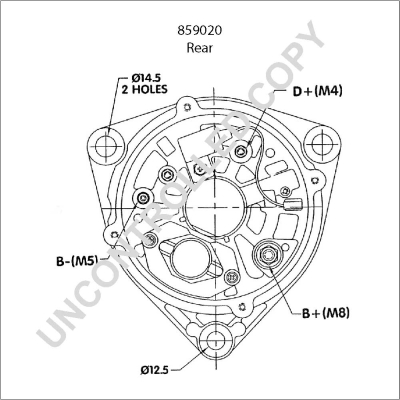 Prestolite Electric Alternator/Dynamo 859020