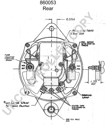 Prestolite Electric Alternator/Dynamo 860053