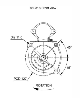 Prestolite Electric Starter 860318